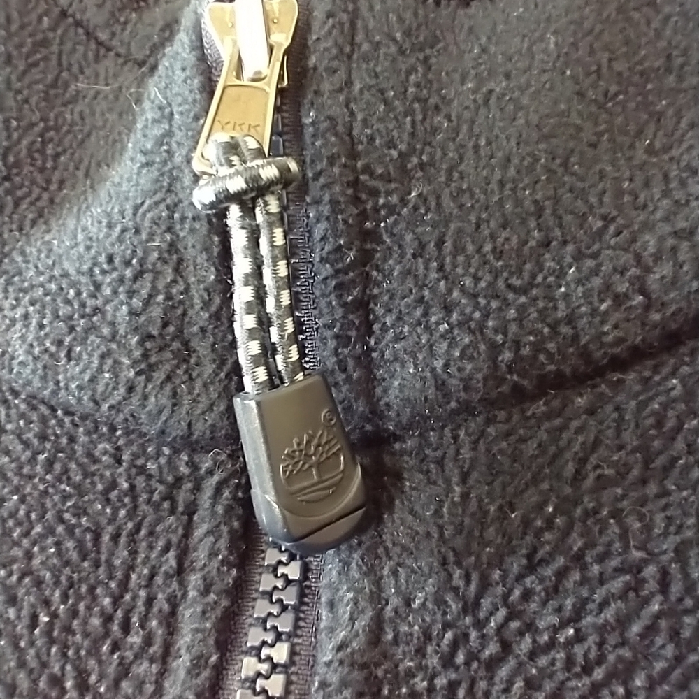 Timberland Polartec Fleece 1/4 Zip, Navy Blue, Men's Size L, Made In USA‎